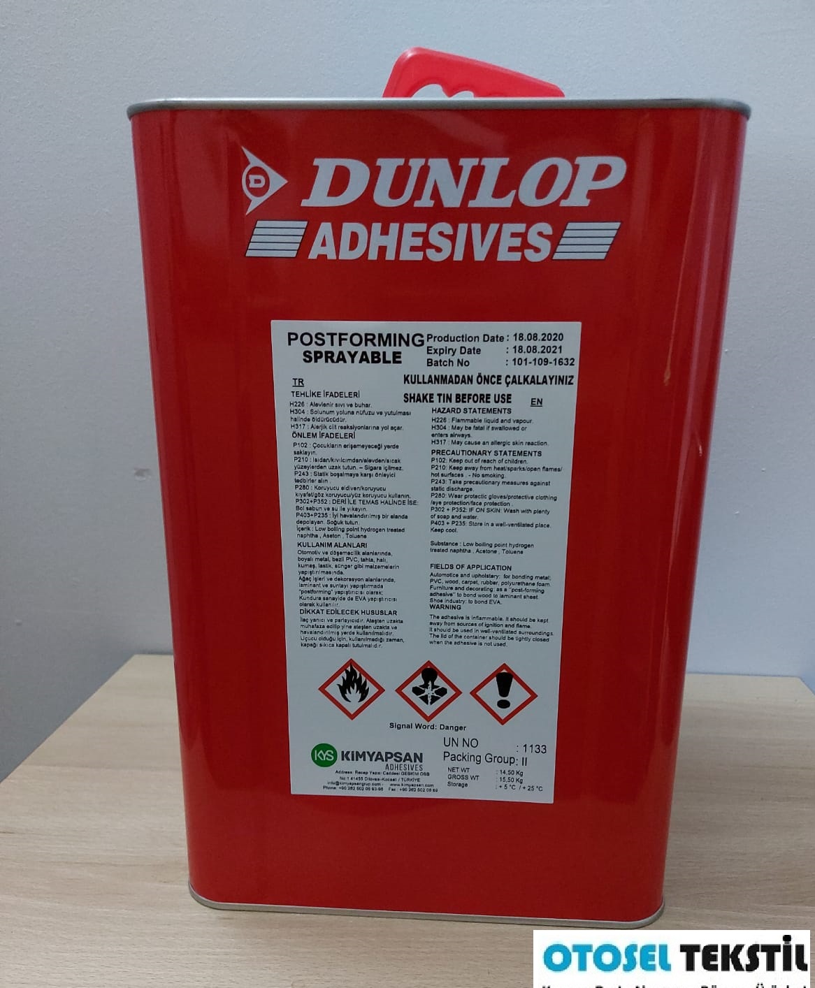 Dunlop Yapıştırıcı (Kırmızı)